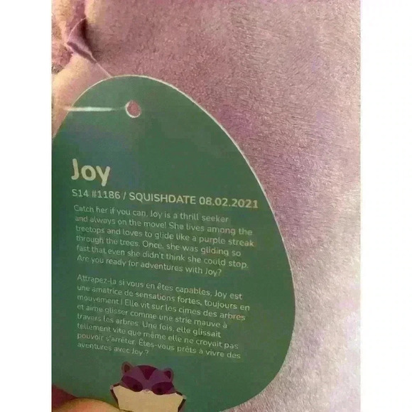 Squishmallows: Joy the 14” Sugar Glider Stuffed Plush - Picture 4 of 4